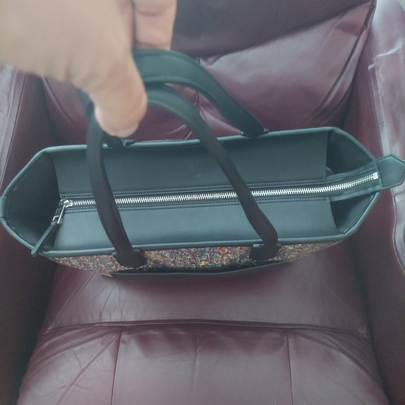 KARL LAGERFELD "Journey" Tweed Neverfull Tote, ID/Change-Purse & Dust-Bag - Picture 5 of 16